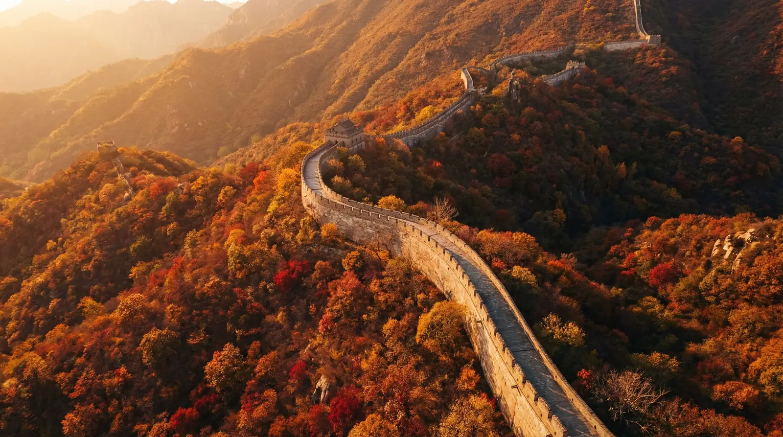 青丝影院免费观看 秋日长城航拍全景